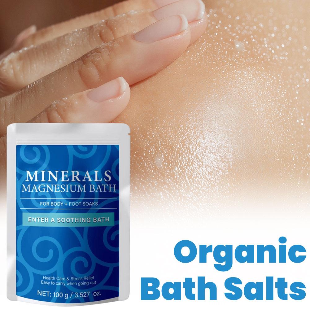 Bath Salts Magnesium - Magnesium Bath for Deeper Relaxation &