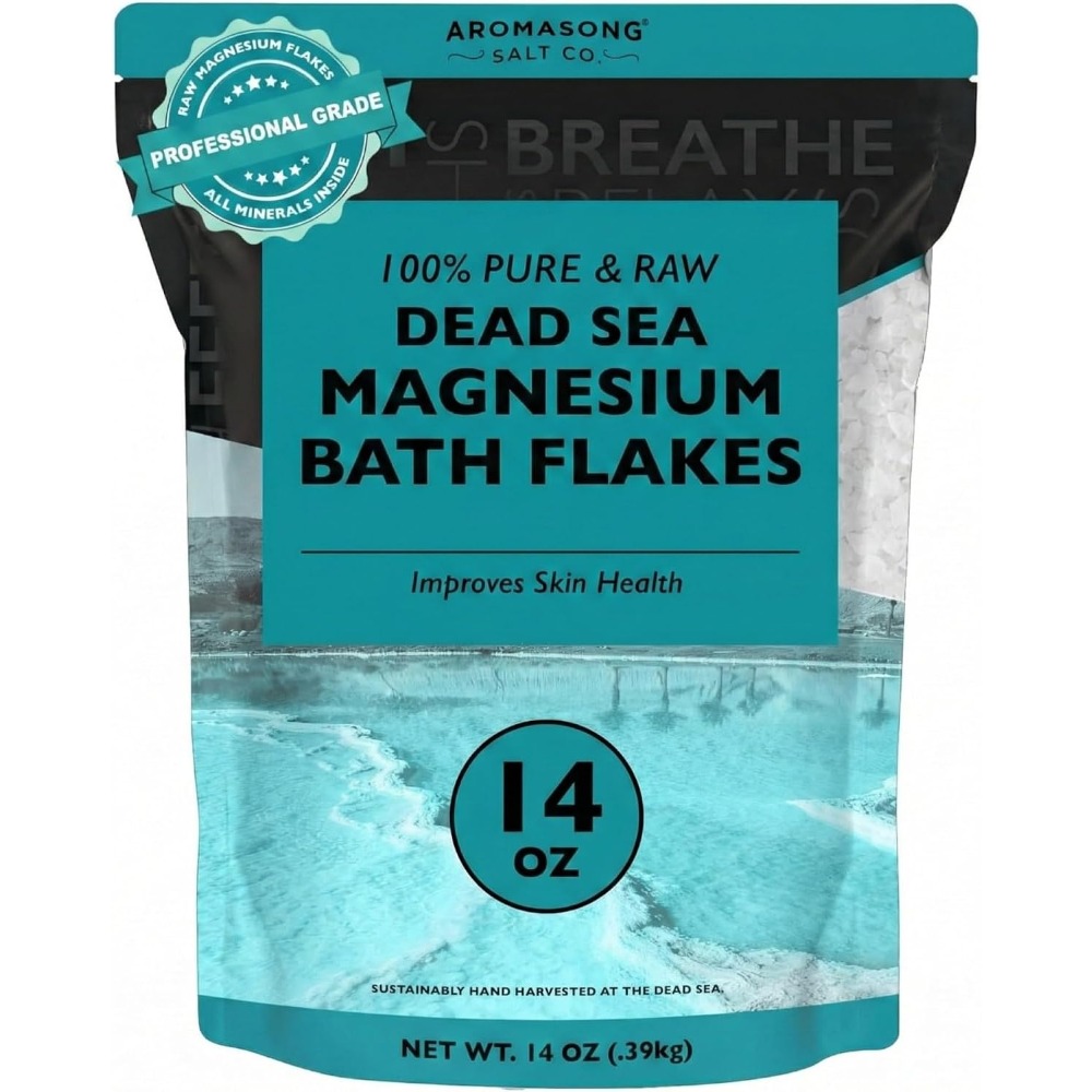 Bath Salts Magnesium - Dead Sea Magnesium Flakes for Bath