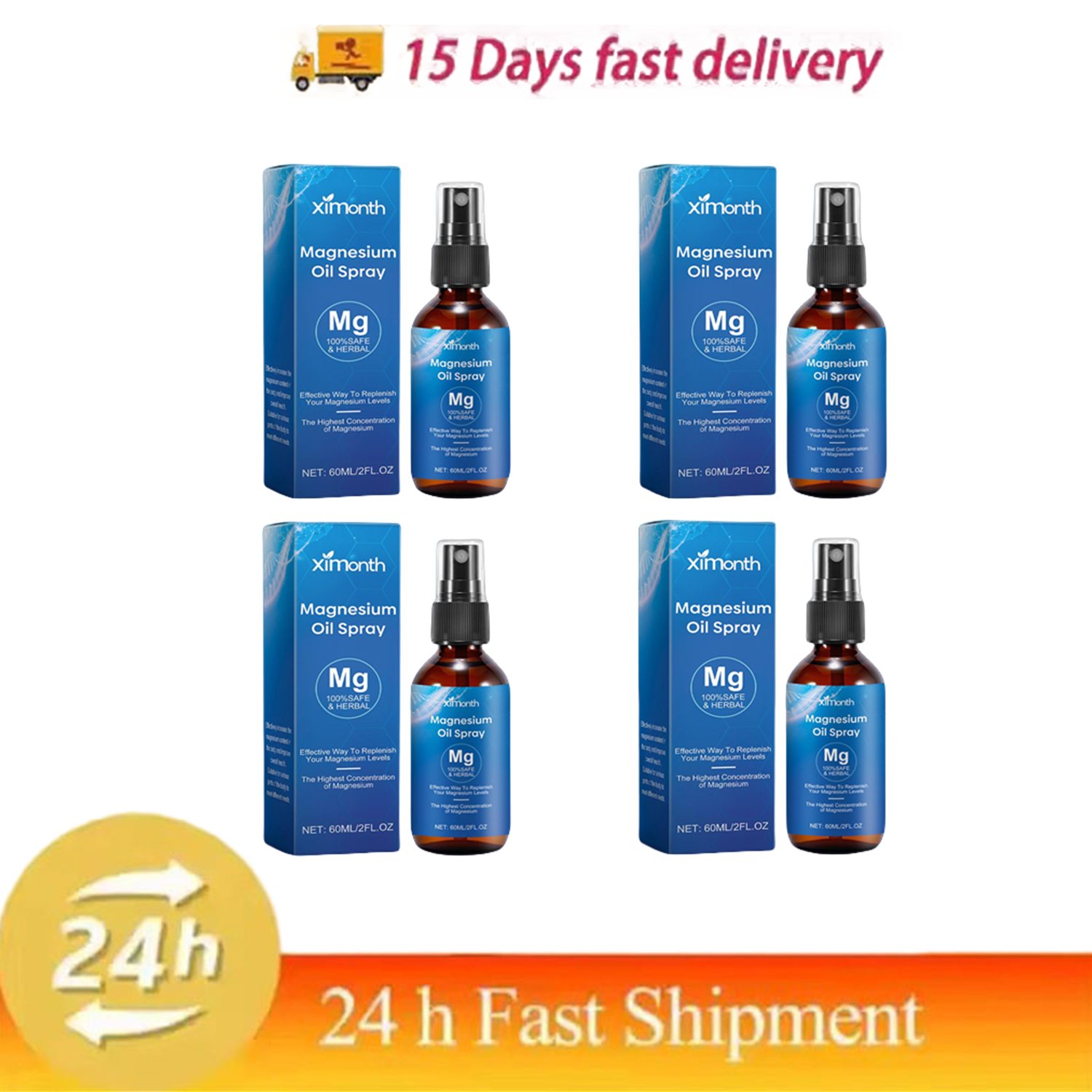 Bath Salts Magnesium - Pure Magnesium Oil Spray Natural Relieve
