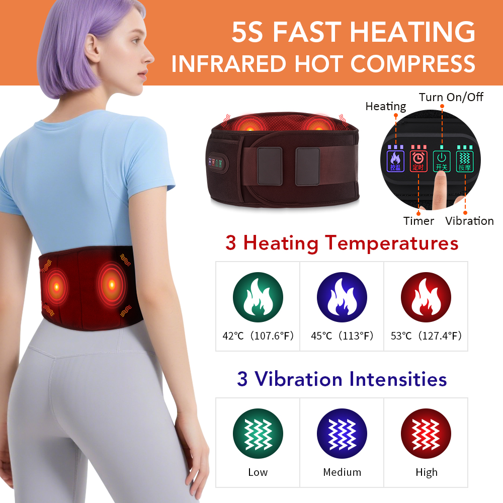 5V Plug-in Vibration Lower Bac - مراجعة Posture Corrector Back Brace وسعره
