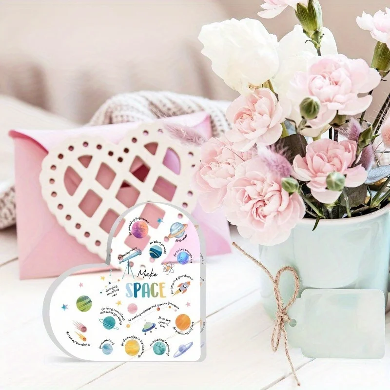 Acrylic Heart Mental Health De - مراجعة Health Wellness Mental Health وسعره