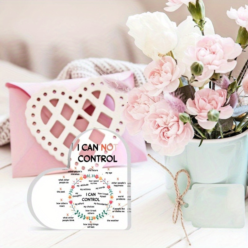 Anxiety Relief Acrylic Sign, M - مراجعة Health Wellness Mental Health وسعره