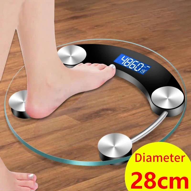 Fashion Round Weight Scale Ele - مراجعة Digital Body Weight Scale وسعره