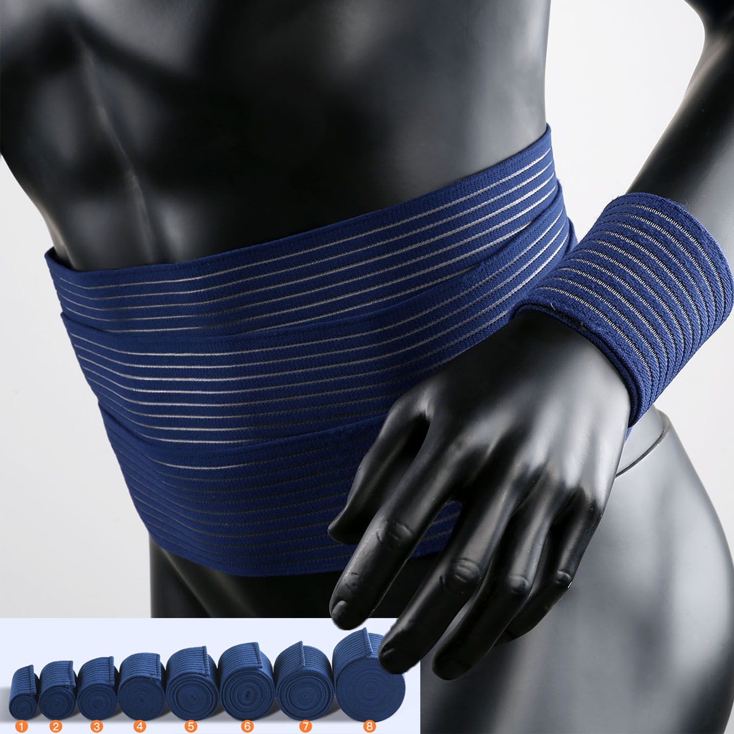 1 PC Tape Compression Bandage  - مراجعة Ankle Brace Support وسعره