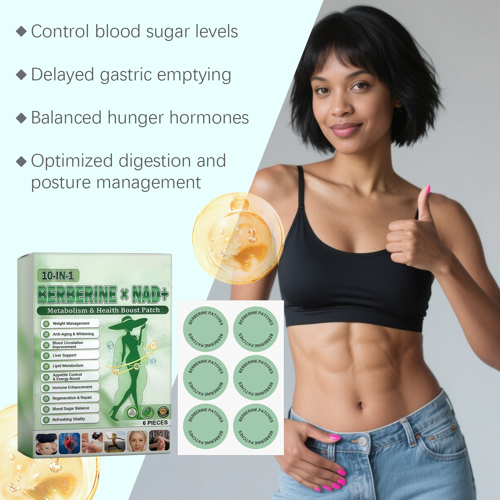 6pcs Berberine X Nad + Weight  - مراجعة Xbody Health & Wellness وسعره