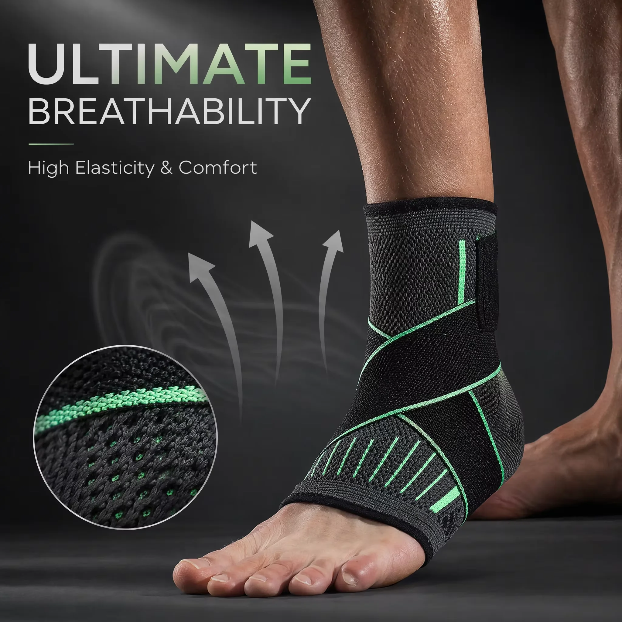 Breathable Compression Ankle B - مراجعة Ankle Brace Support وسعره