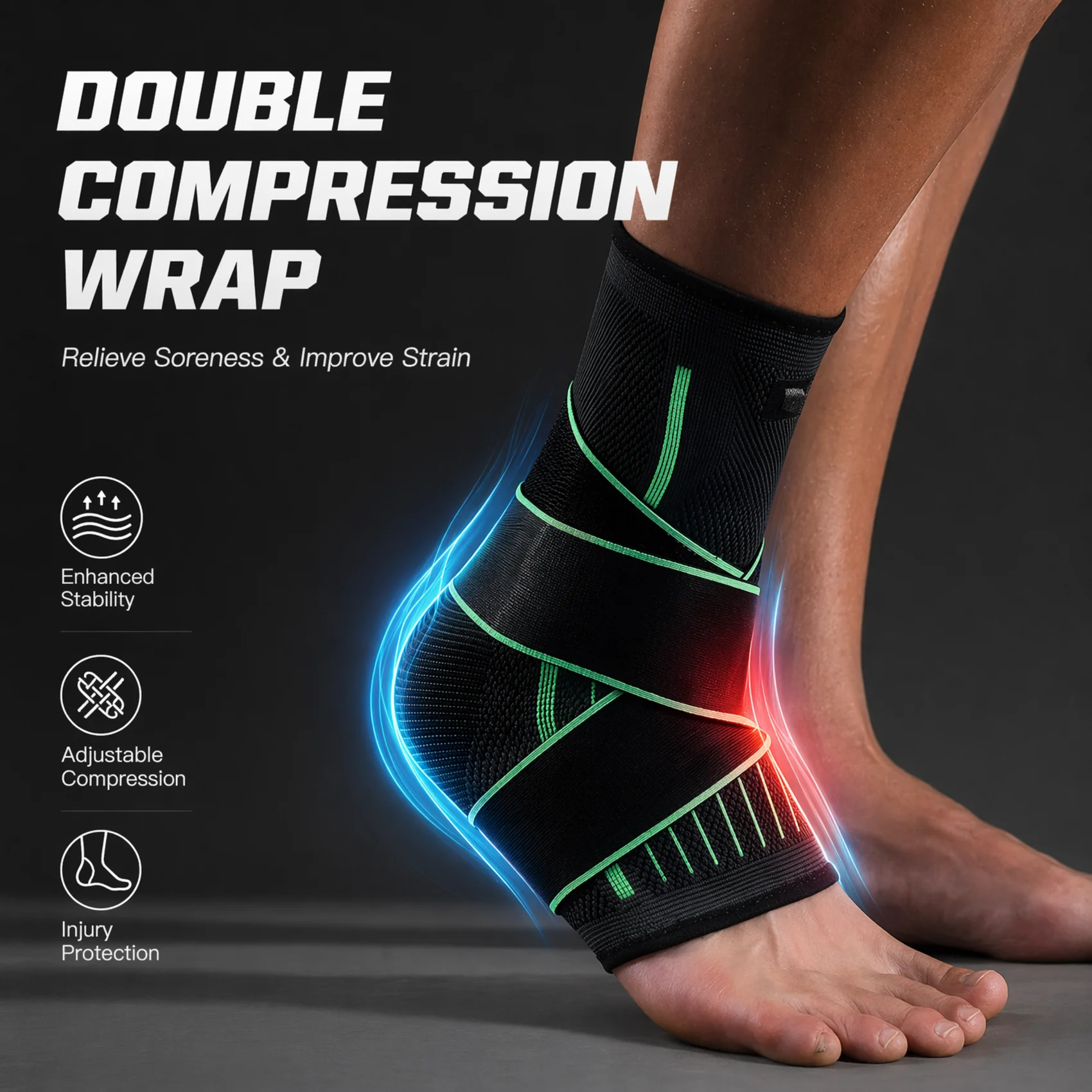 Breathable Compression Ankle B - مراجعة Ankle Brace Support وسعره