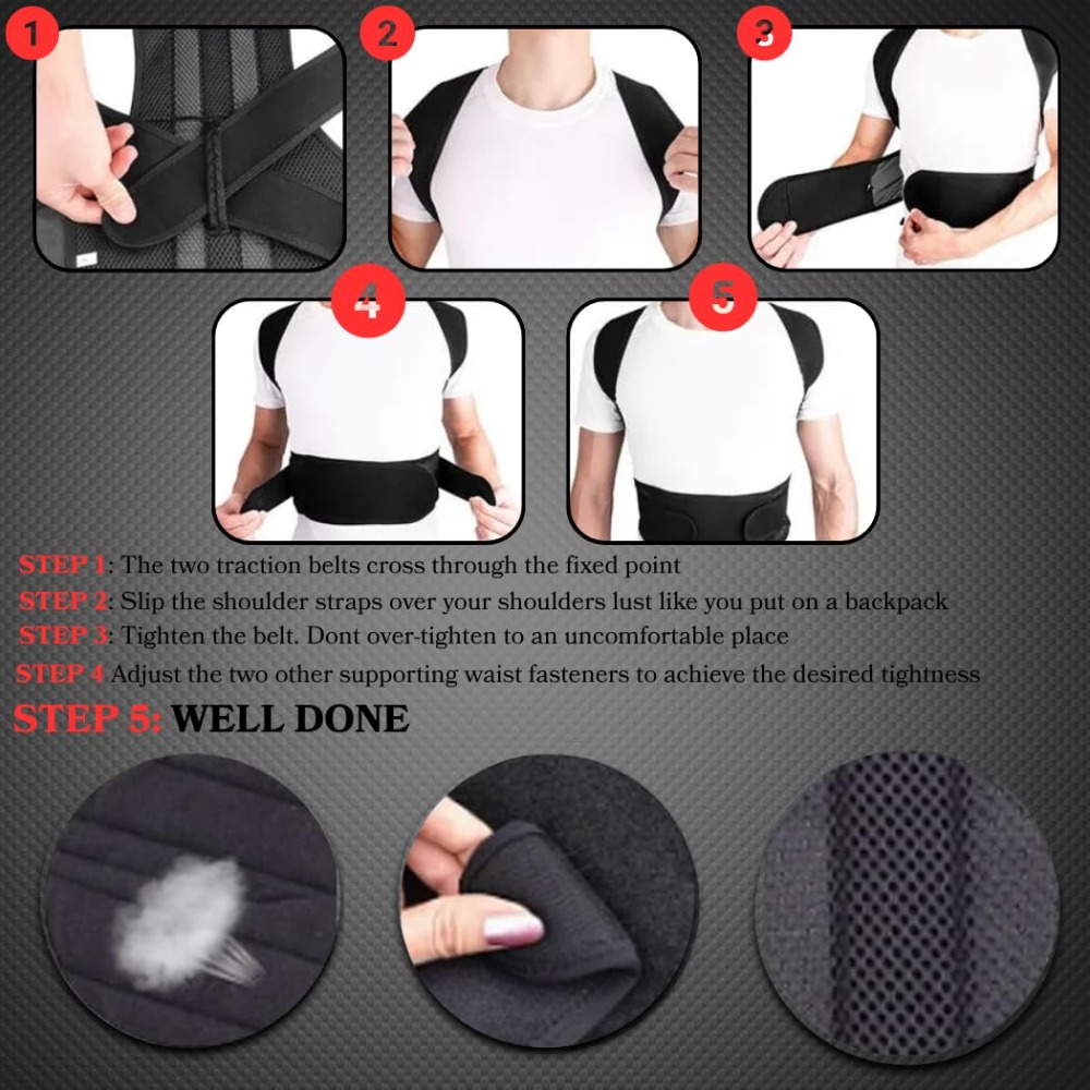 Posture Corrector for Men & Wo - مراجعة Posture Corrector Back Brace وسعره