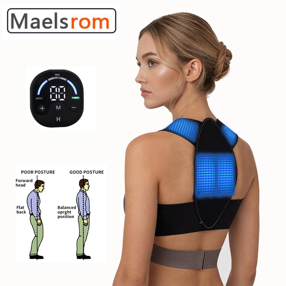 EMS Posture Corrector Belt for - مراجعة Posture Corrector Back Brace وسعره