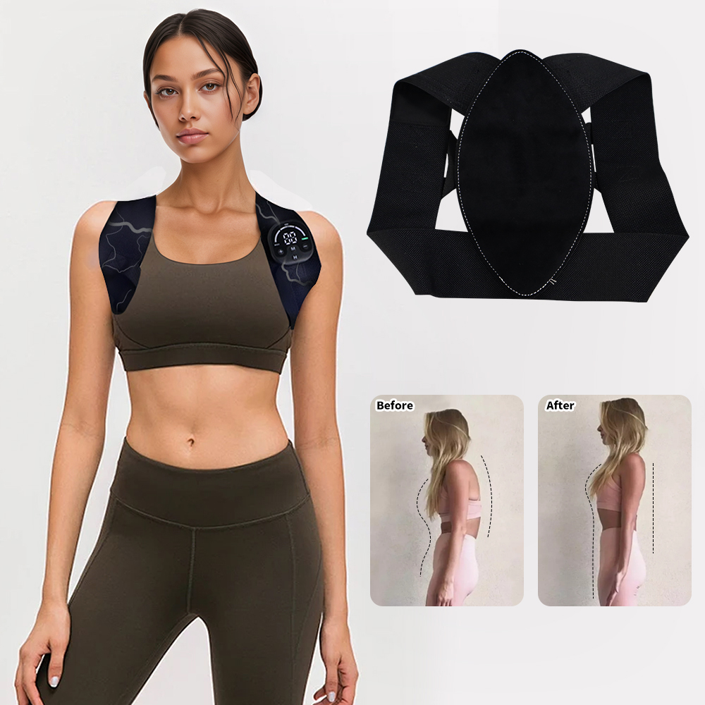 EMS Posture Corrector Belt for - مراجعة Posture Corrector Back Brace وسعره