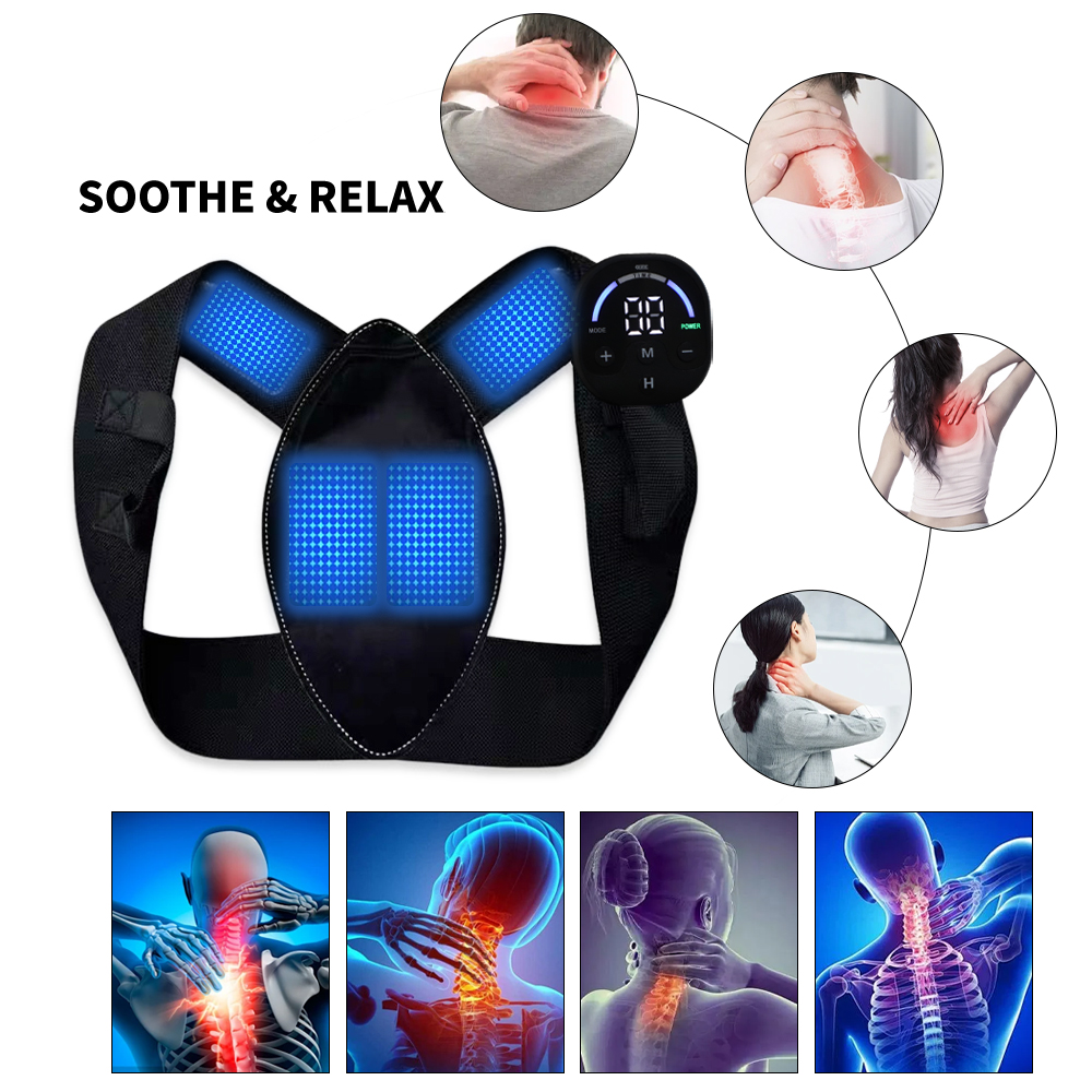 EMS Posture Corrector Belt for - مراجعة Posture Corrector Back Brace وسعره