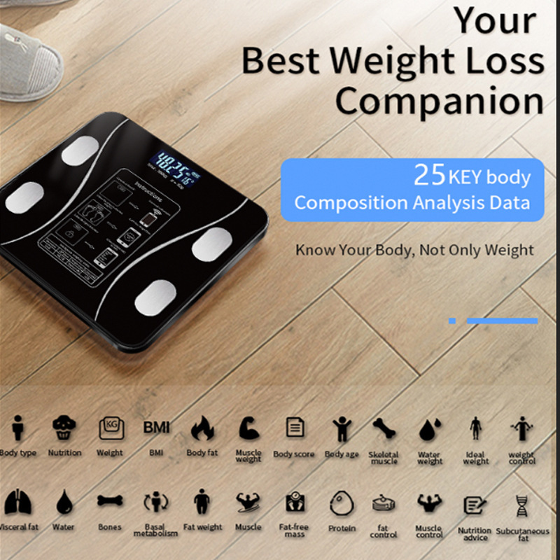 Rechargeable Smart Body Fat Sc - مراجعة Digital Body Weight Scale وسعره