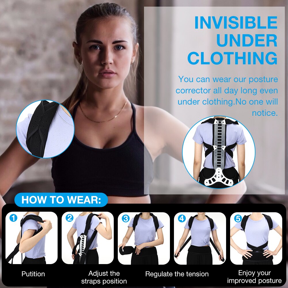 Lumbar Spinal Bad Back Posture - مراجعة Posture Corrector Back Brace وسعره