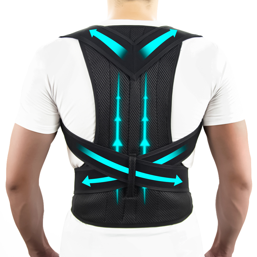 Back Brace Posture Support for - مراجعة Posture Corrector Back Brace وسعره