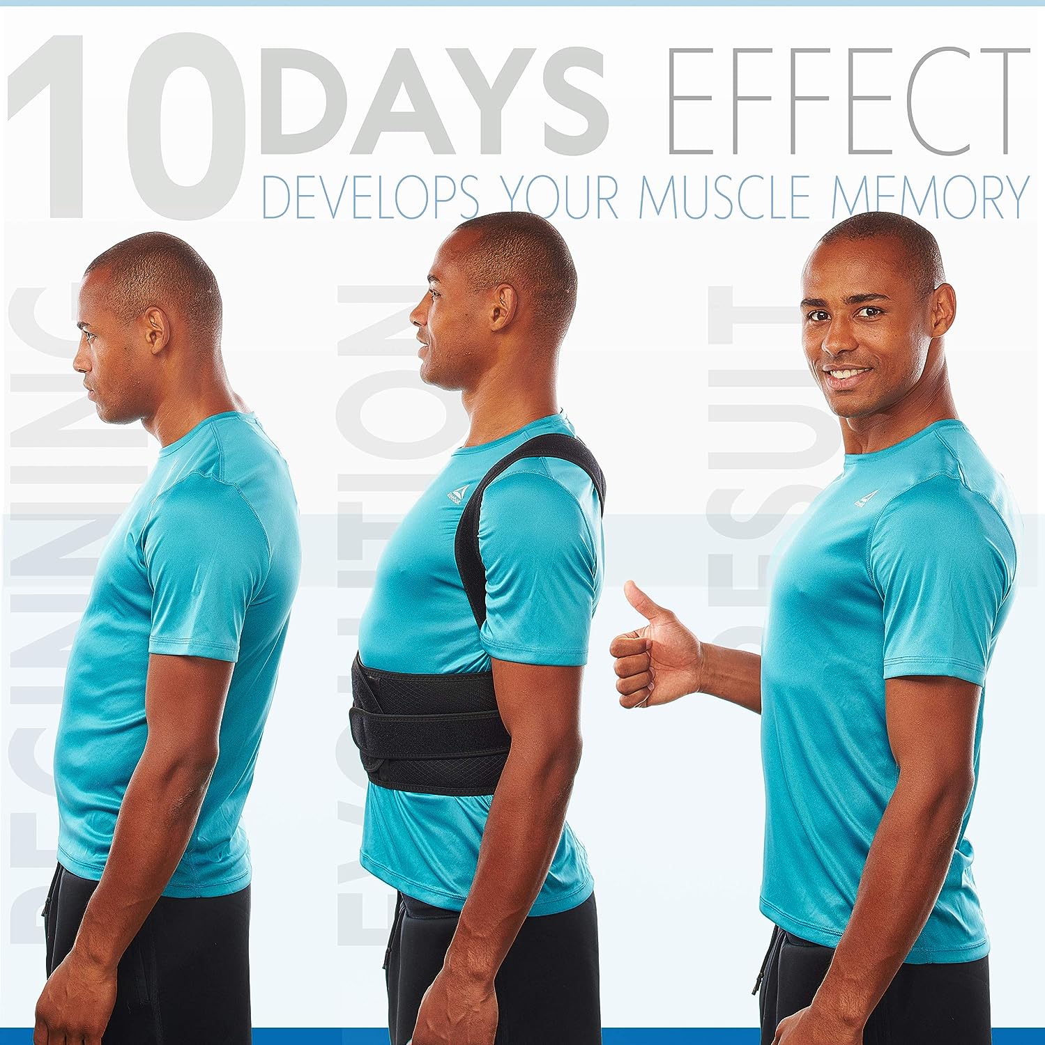 Back Brace Posture Support for - مراجعة Posture Corrector Back Brace وسعره