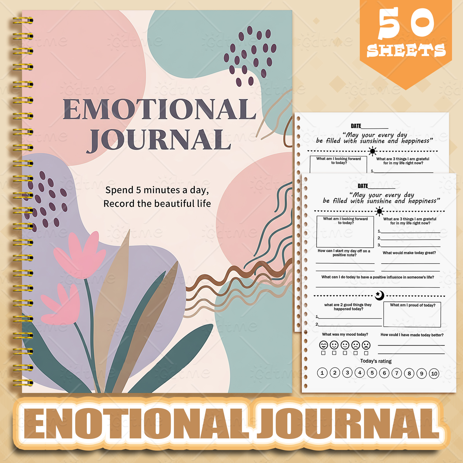 EMOTIONAL JOURNAL --Adult Ment - مراجعة Health Wellness Mental Health وسعره