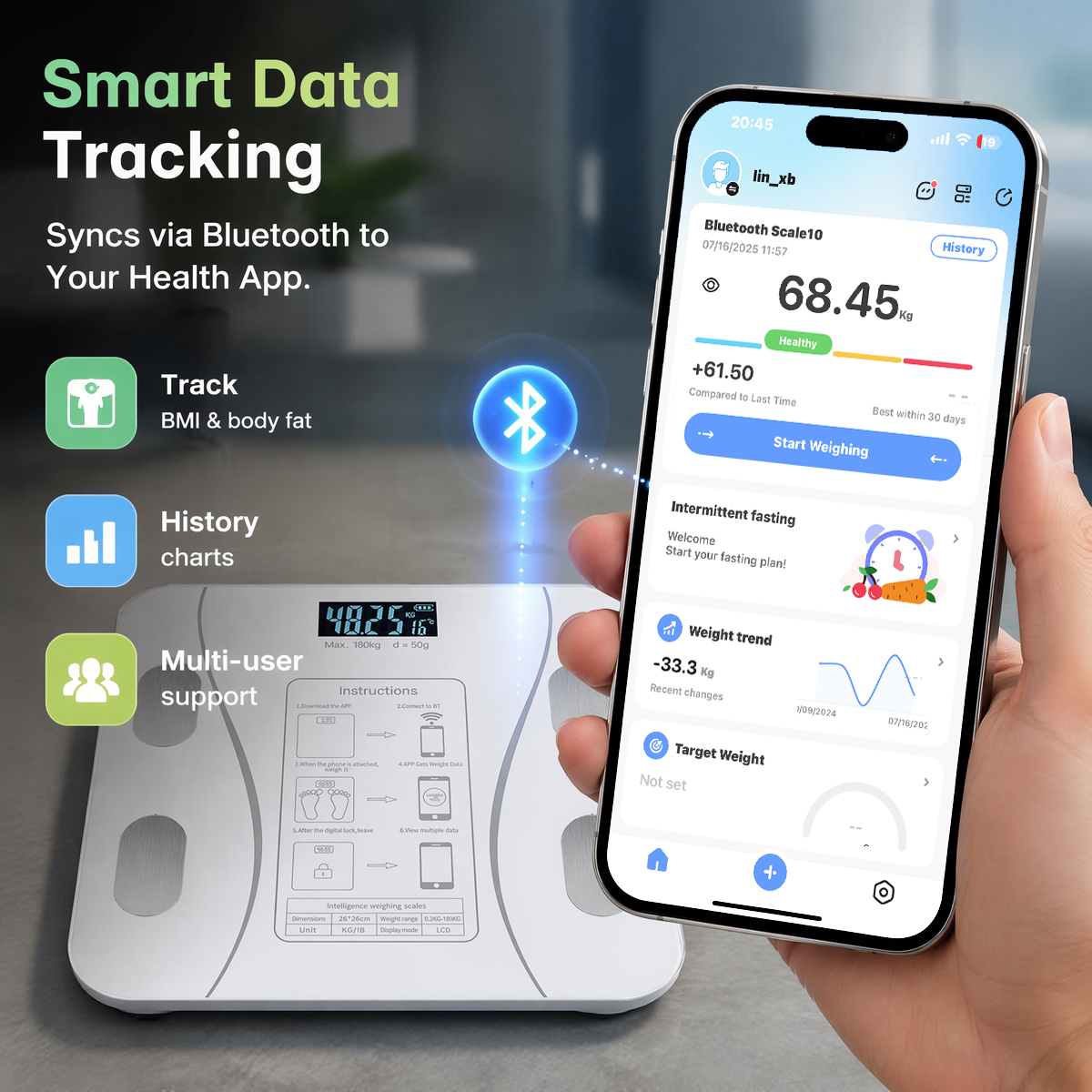 Conridel is a high-precision i - مراجعة Digital Body Weight Scale وسعره