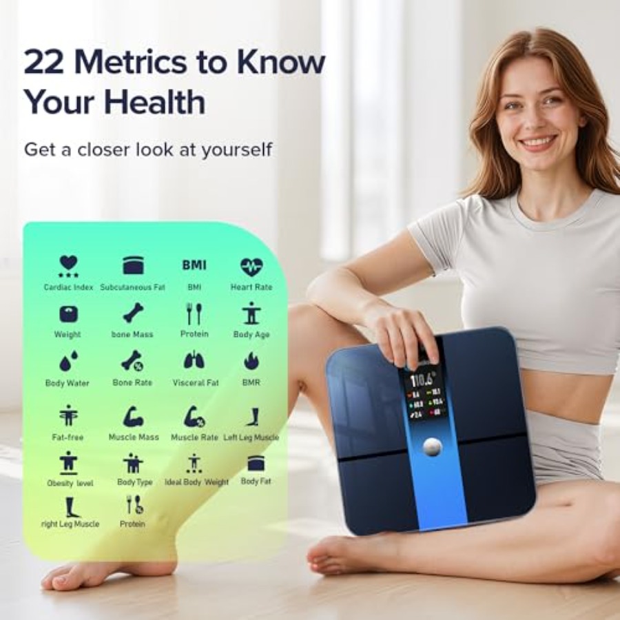 Bathroom smart scale for body  - مراجعة Digital Body Weight Scale وسعره