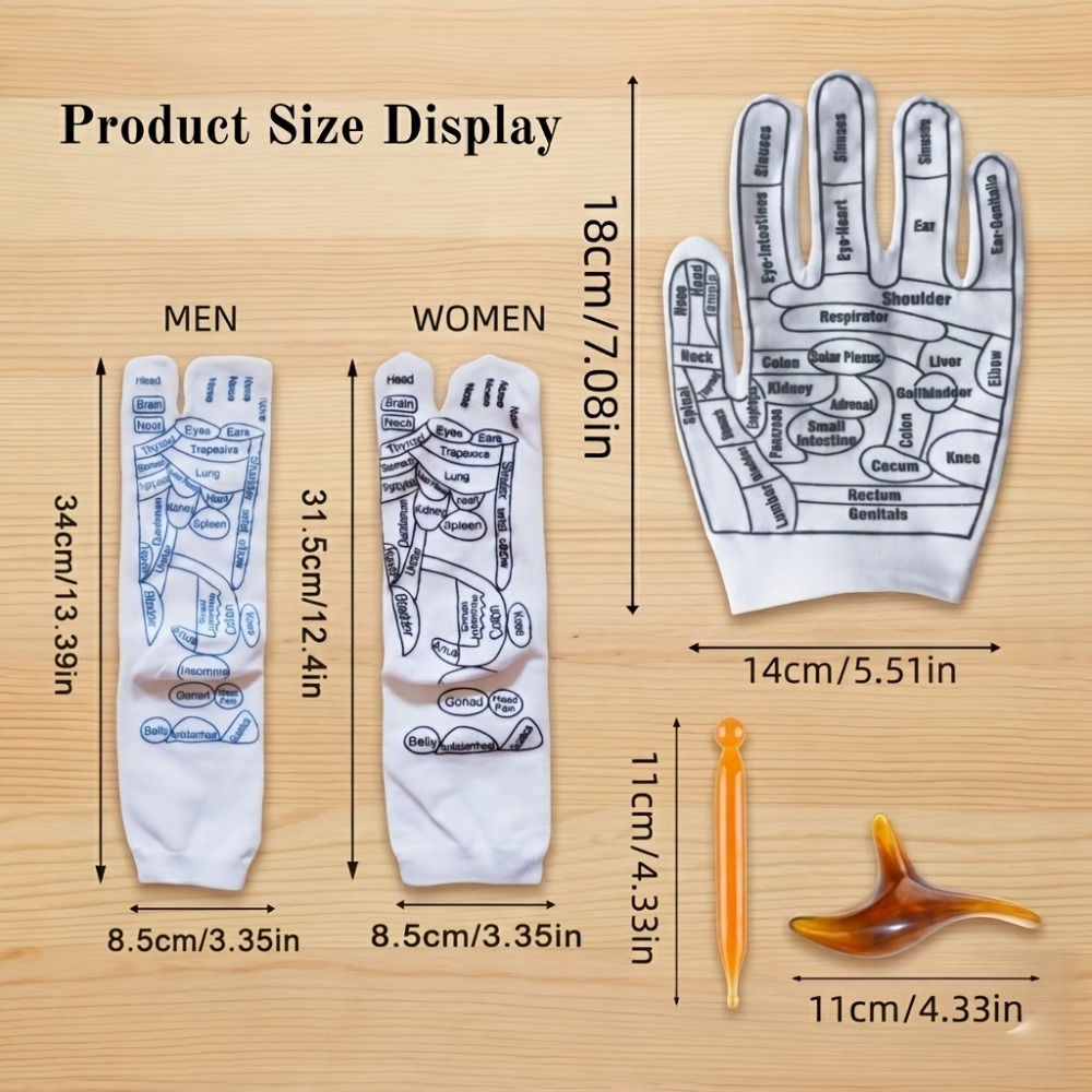 Acupressure Hand Gloves Reflex - مراجعة Health Wellness Kit وسعره