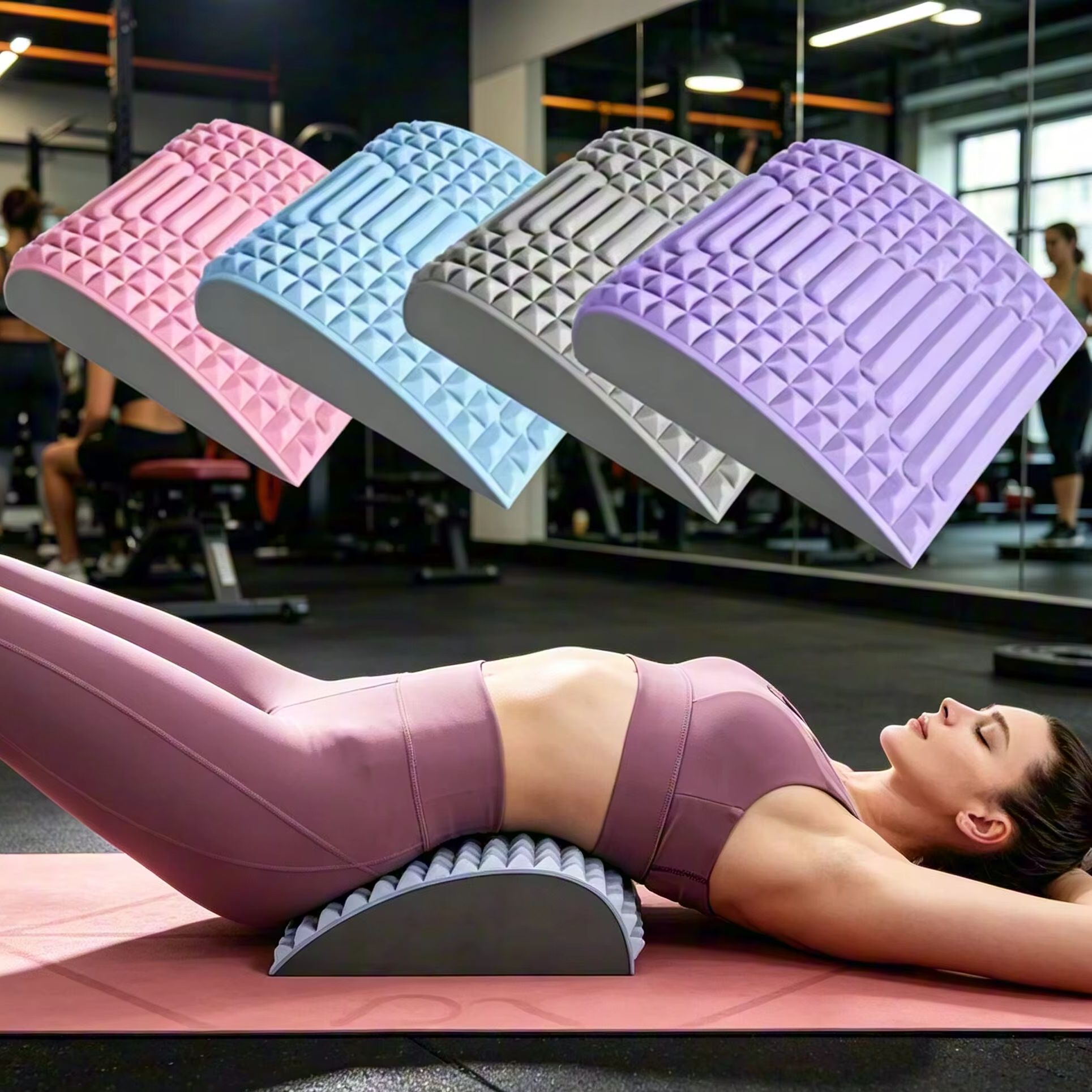 Back Stretcher Pillow Waist Ma - مراجعة Posture Corrector Back Brace وسعره