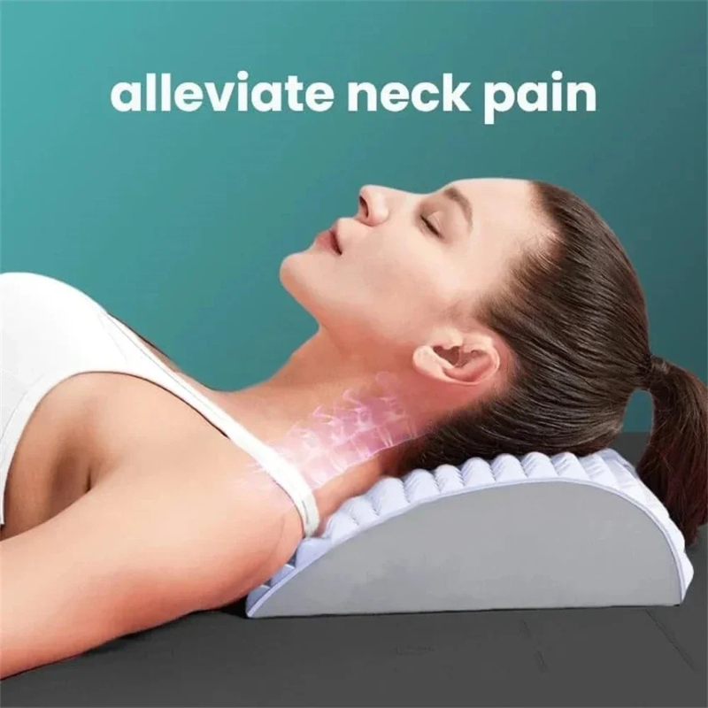 Back Stretcher Pillow Waist Ma - مراجعة Posture Corrector Back Brace وسعره
