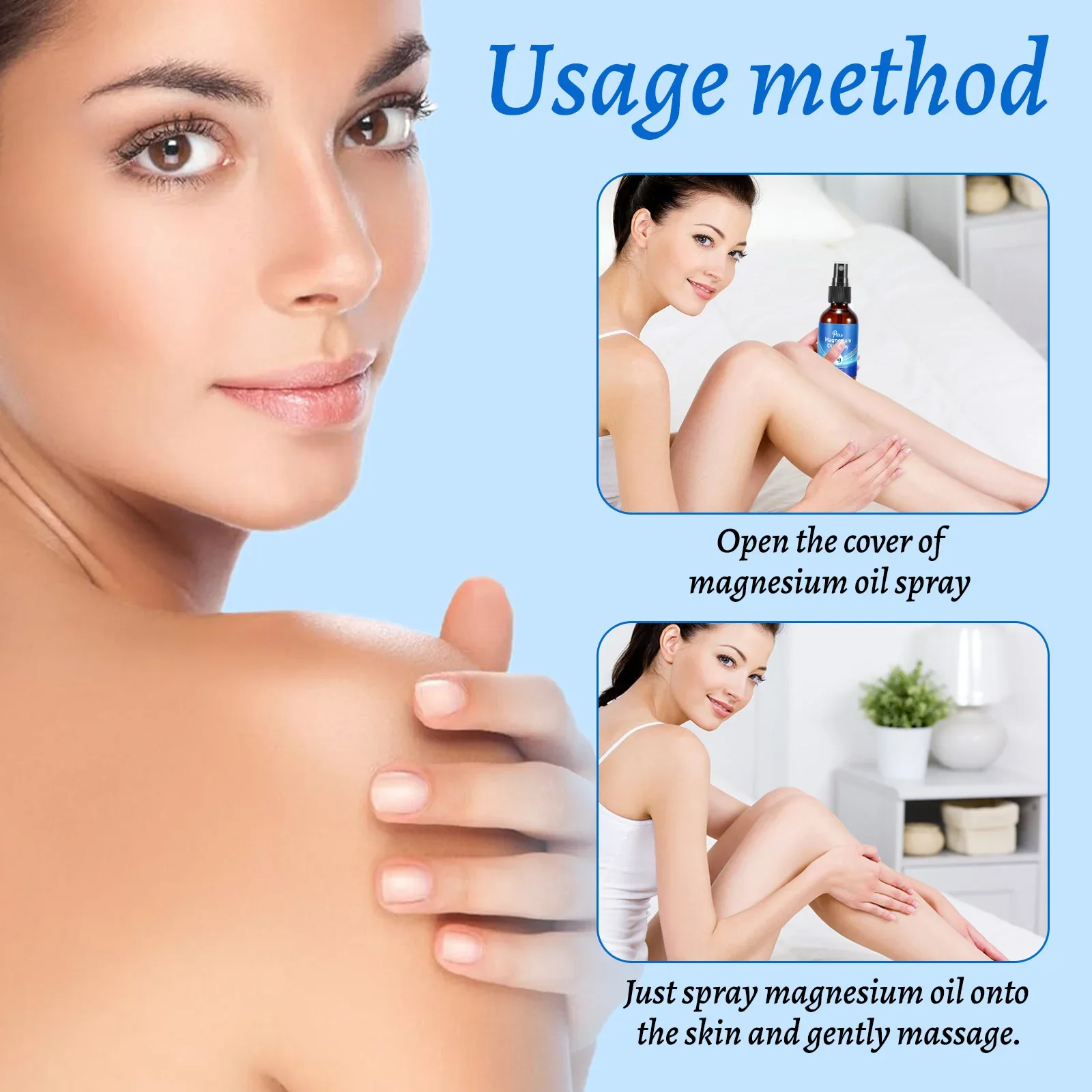 Magnesium Body Oil Spray 60ml  - مراجعة Bath Salts Magnesium وسعره