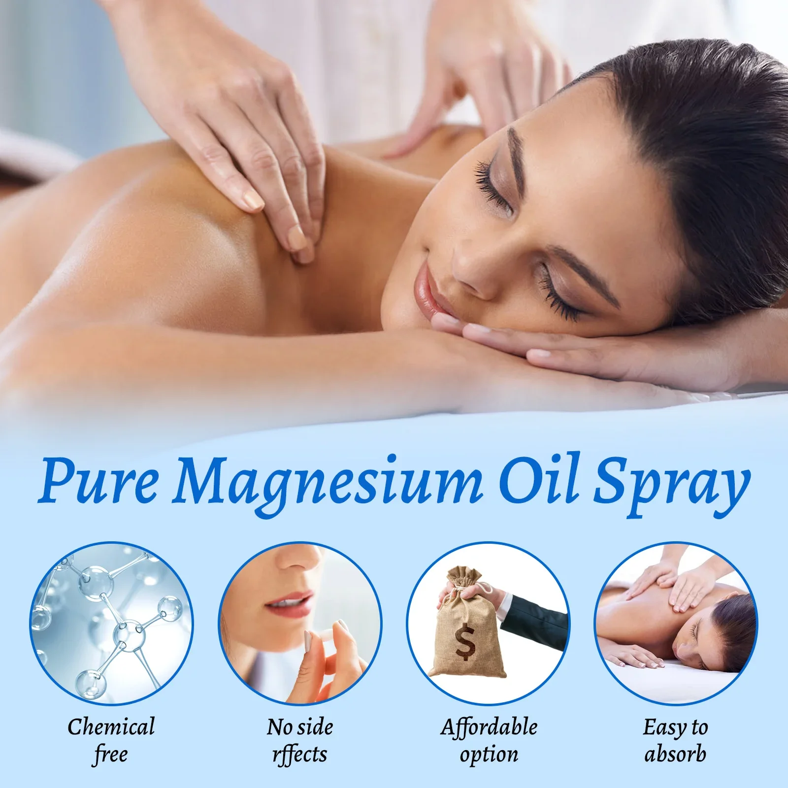 Magnesium Body Oil Spray 60ml  - مراجعة Bath Salts Magnesium وسعره