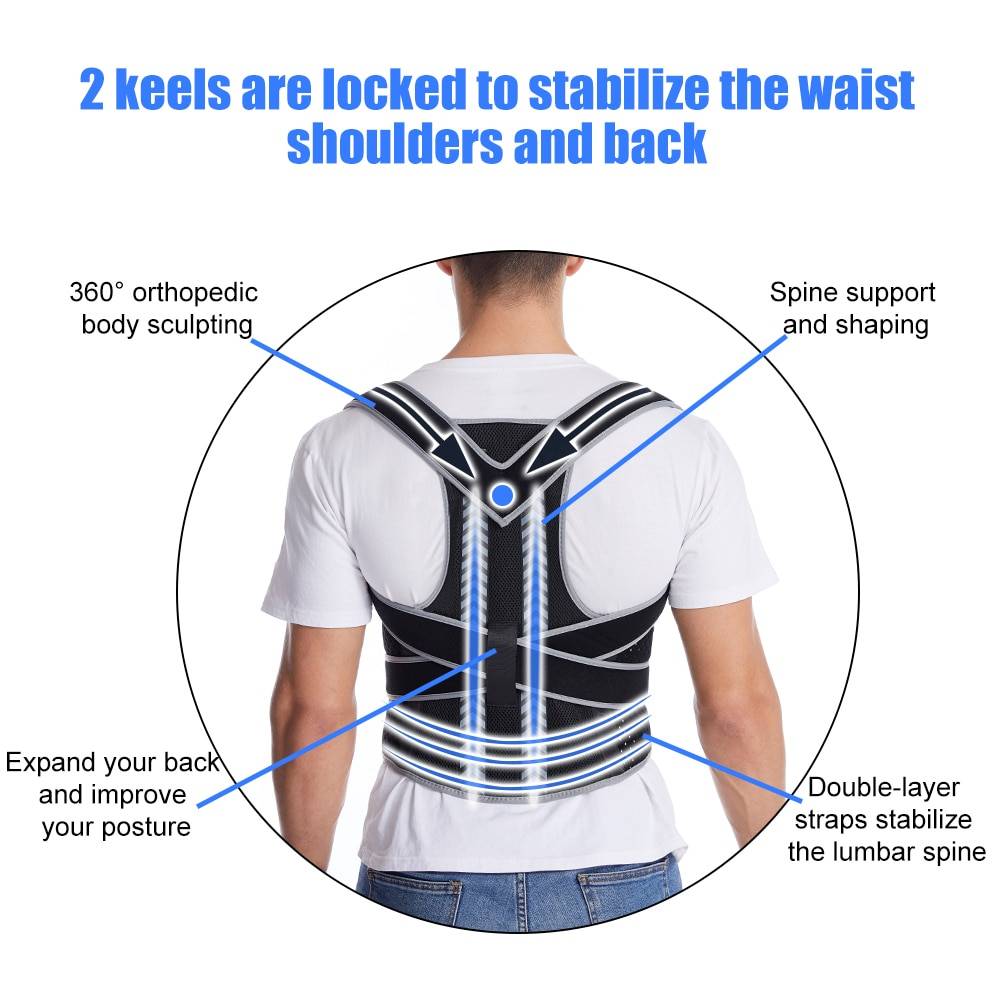 Back Posture Corrector Back Br - مراجعة Posture Corrector Back Brace وسعره