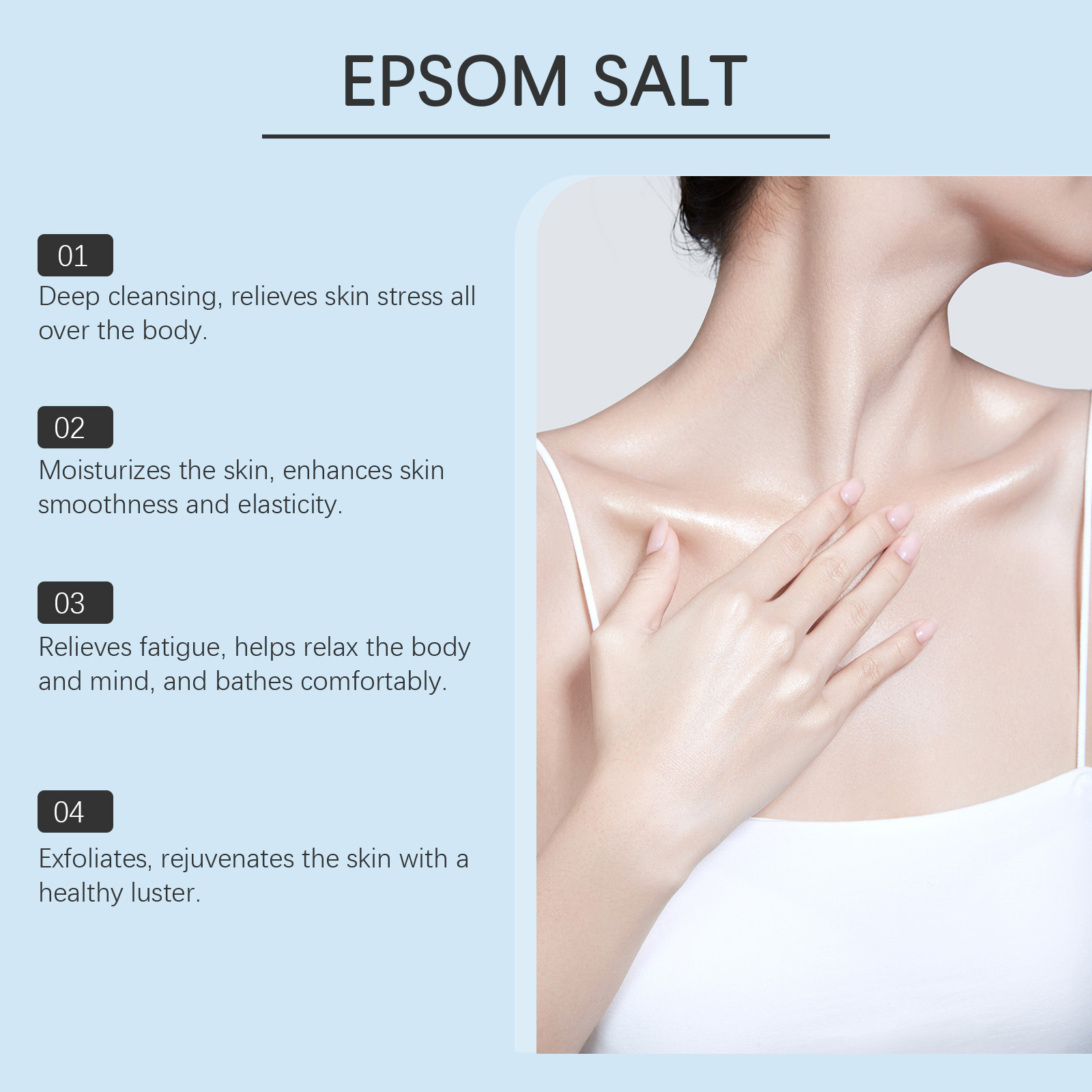 Epsom Salt Magnesium Sulfate M - مراجعة Bath Salts Magnesium وسعره