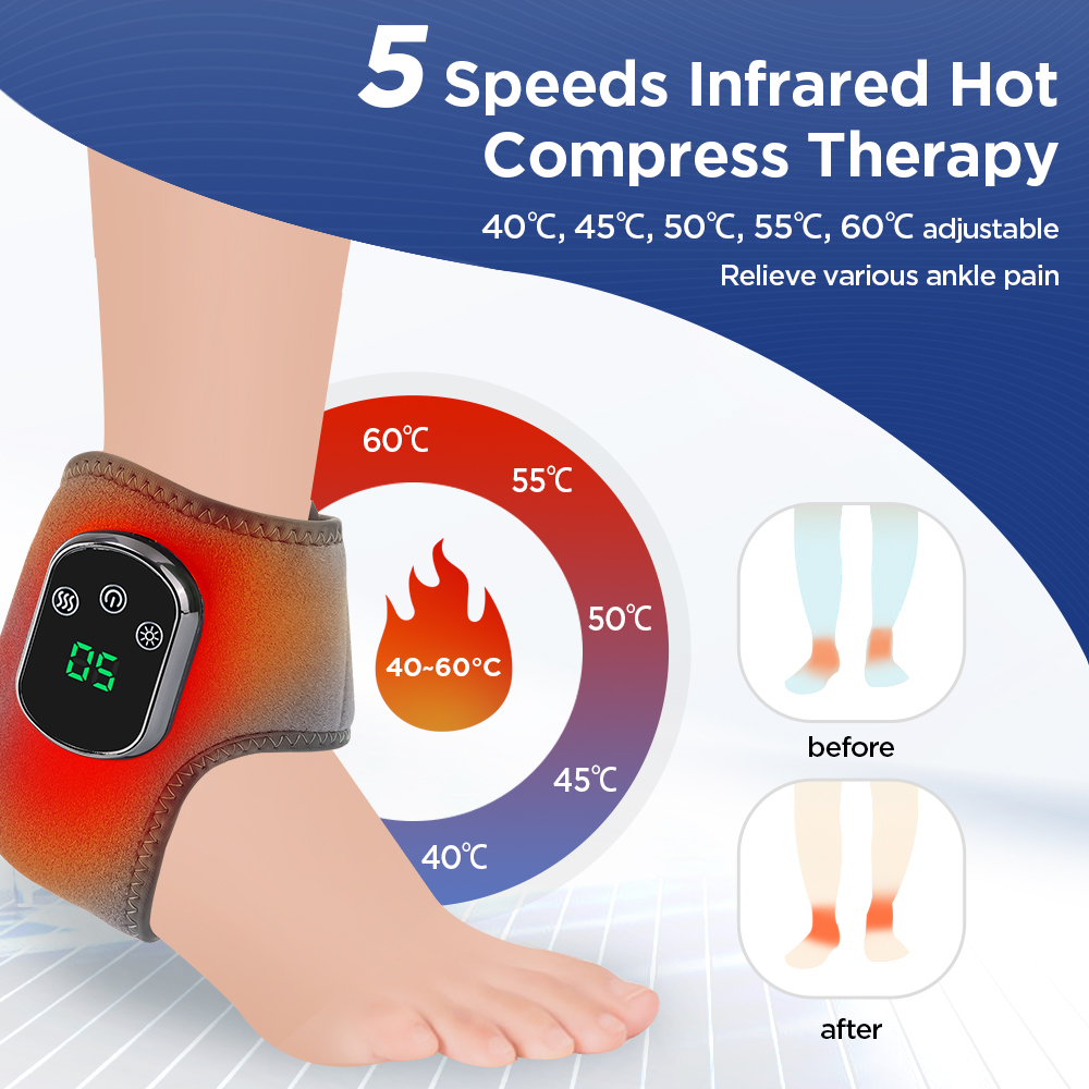 Electric Foot Ankle Massager W - مراجعة Ankle Brace Support وسعره