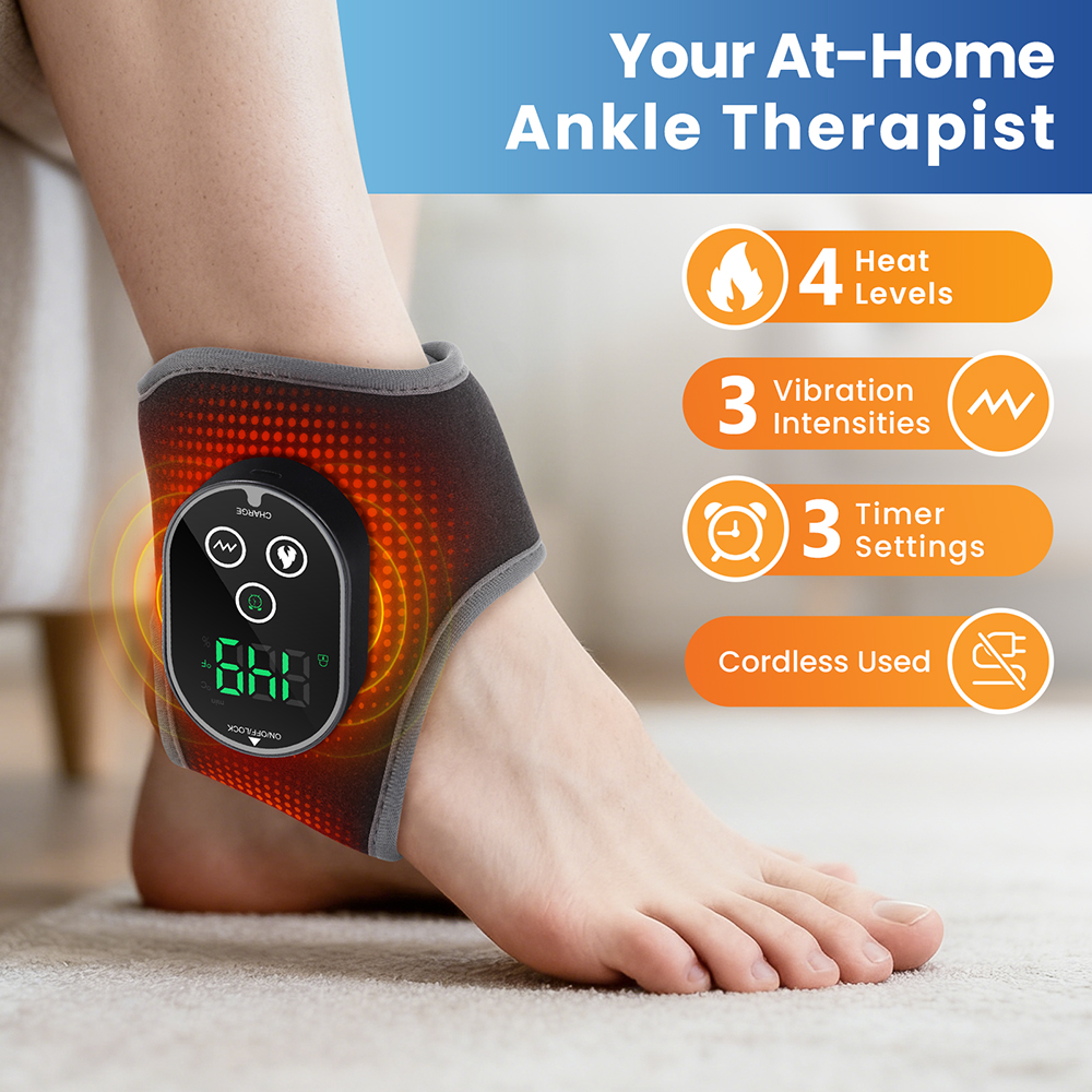 Electric Ankle Heated Vibratio - مراجعة Ankle Brace Support وسعره