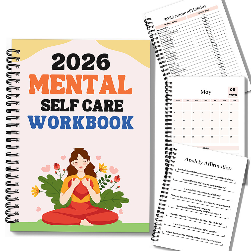 1PC 2026 Mindful Mental Self-C - مراجعة Health Wellness Mental Health وسعره