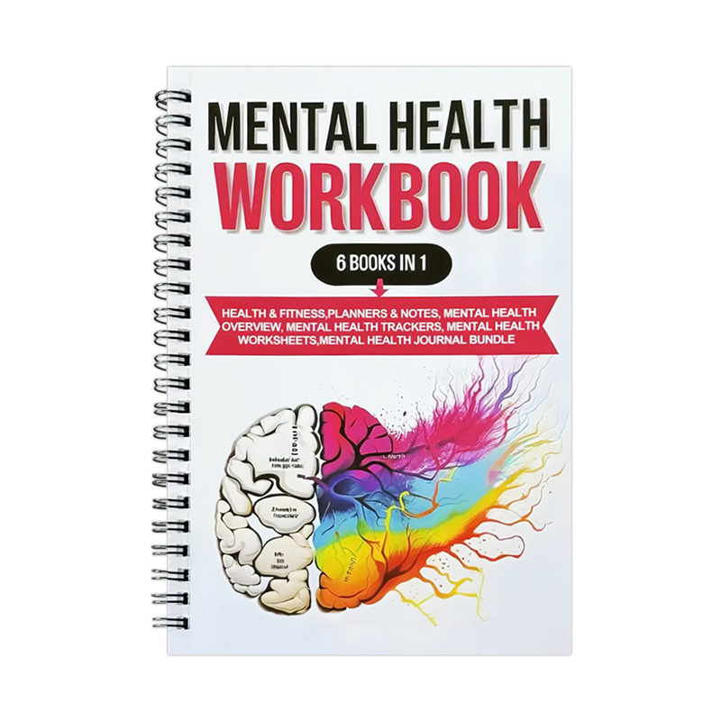 1pcs Mental Health Workbook &  - مراجعة Health Wellness Login وسعره