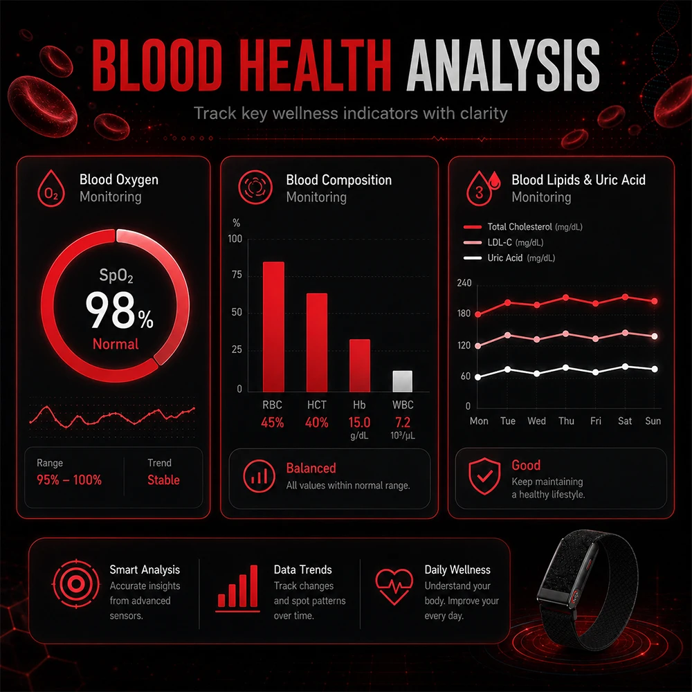 Smart Health Bracelet ECG HRV  - مراجعة Health Wellness Activities وسعره