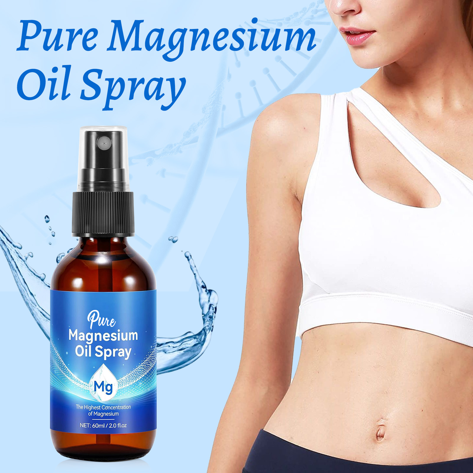Natural Magnesium Oil 60ml - 1 - مراجعة Bath Salts Magnesium وسعره