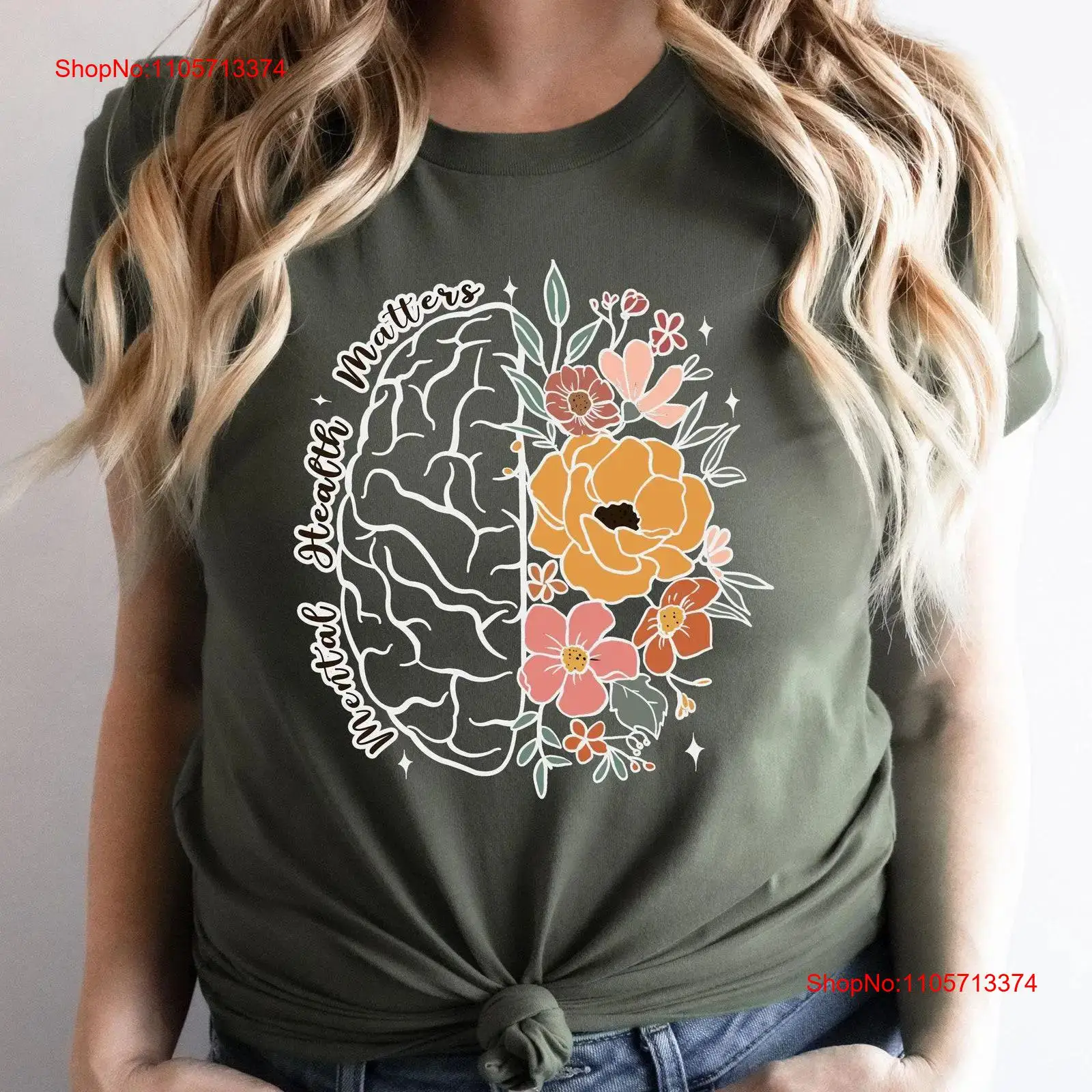 Mental Health Matters T Shirt  - مراجعة Health Wellness Mental Health وسعره