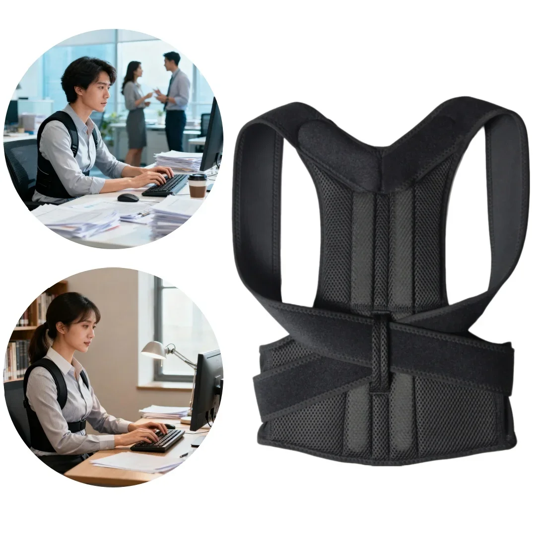 New Upper Back Posture Correct - مراجعة Posture Corrector Back Brace وسعره