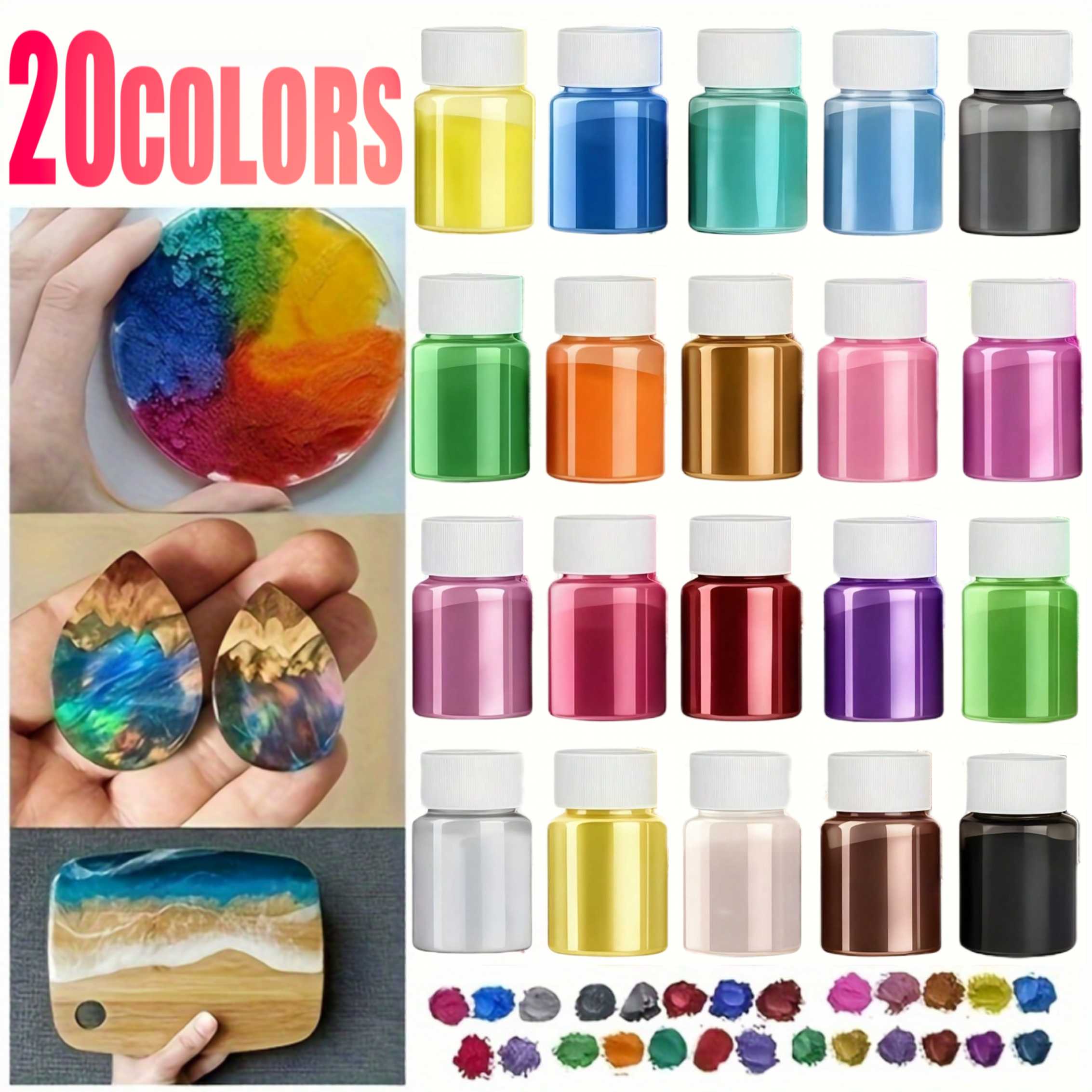20 Colors 20ml Pack Epoxy Resi - مراجعة Bath Salts Magnesium وسعره